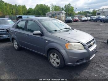  Salvage Chevrolet Aveo