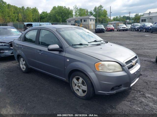  Salvage Chevrolet Aveo