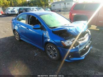  Salvage Chevrolet Sonic