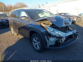  Salvage Toyota Highlander