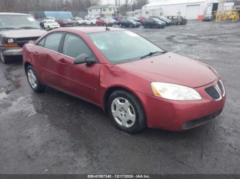  Salvage Pontiac G6