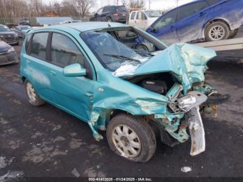  Salvage Chevrolet Aveo