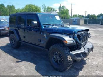  Salvage Jeep Wrangler