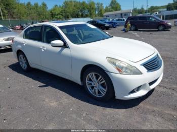  Salvage INFINITI G25x