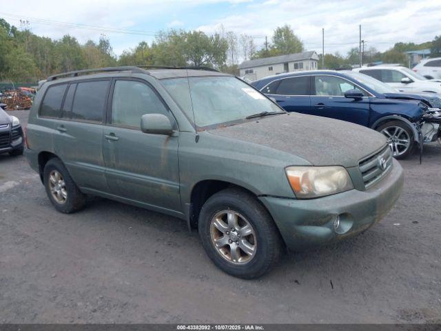  Salvage Toyota Highlander