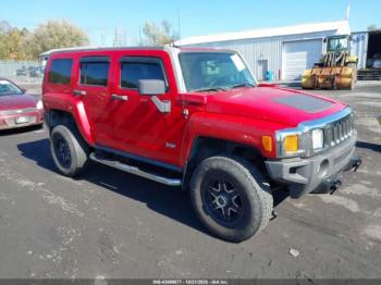  Salvage HUMMER H3 Suv