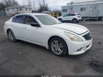  Salvage INFINITI G37x