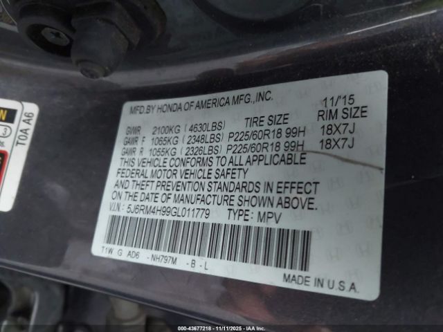 Honda CR-V Touring Image 13