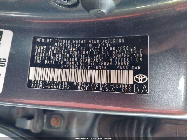 Toyota Corolla Le Image 6