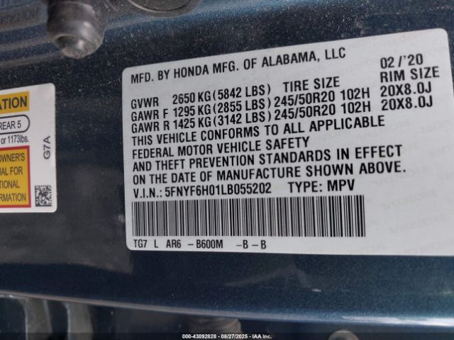 Honda Pilot Awd Elite Image 7