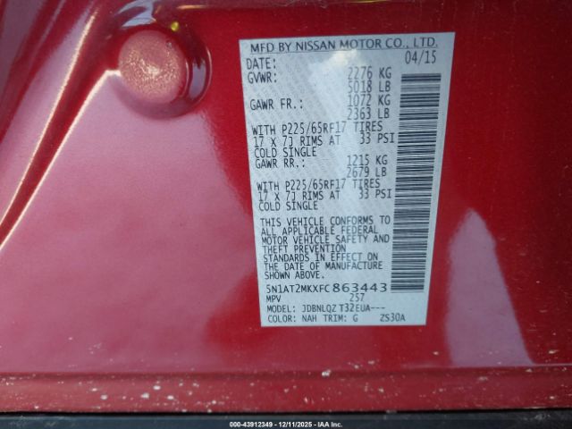 Nissan Rogue Sv Image 8