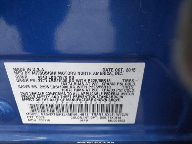 Mitsubishi Outlander Es Image 9