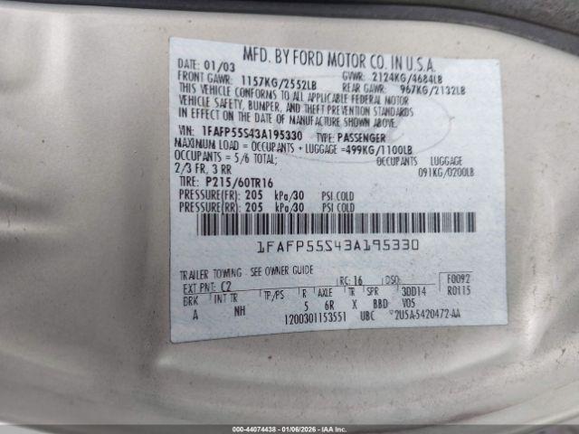 Ford Taurus Ses Image 2