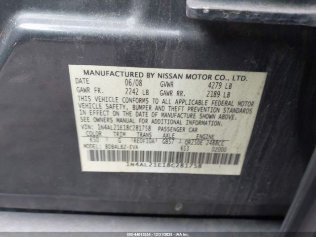 Nissan Altima 2.5 S Image 7