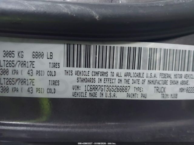 Ram 1500 Outdoorsman Image 13