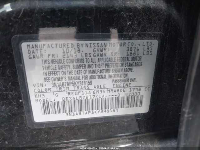 Nissan Sentra S Image 10