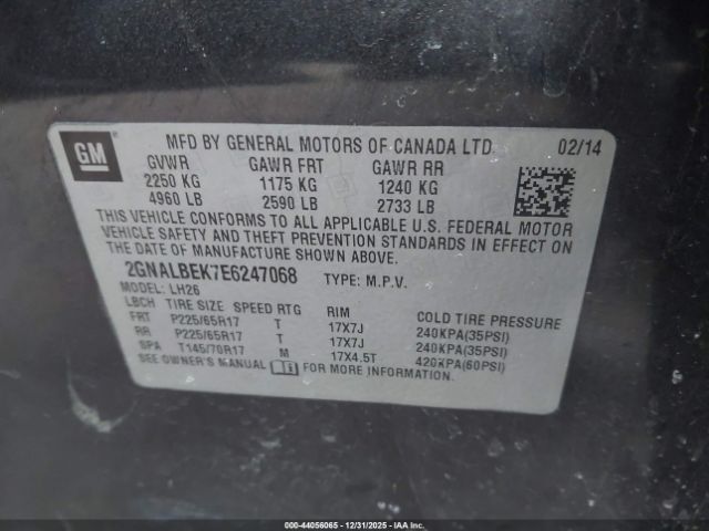 Chevrolet Equinox 1lt Image 6