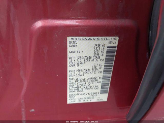 Nissan Frontier Sv Image 7